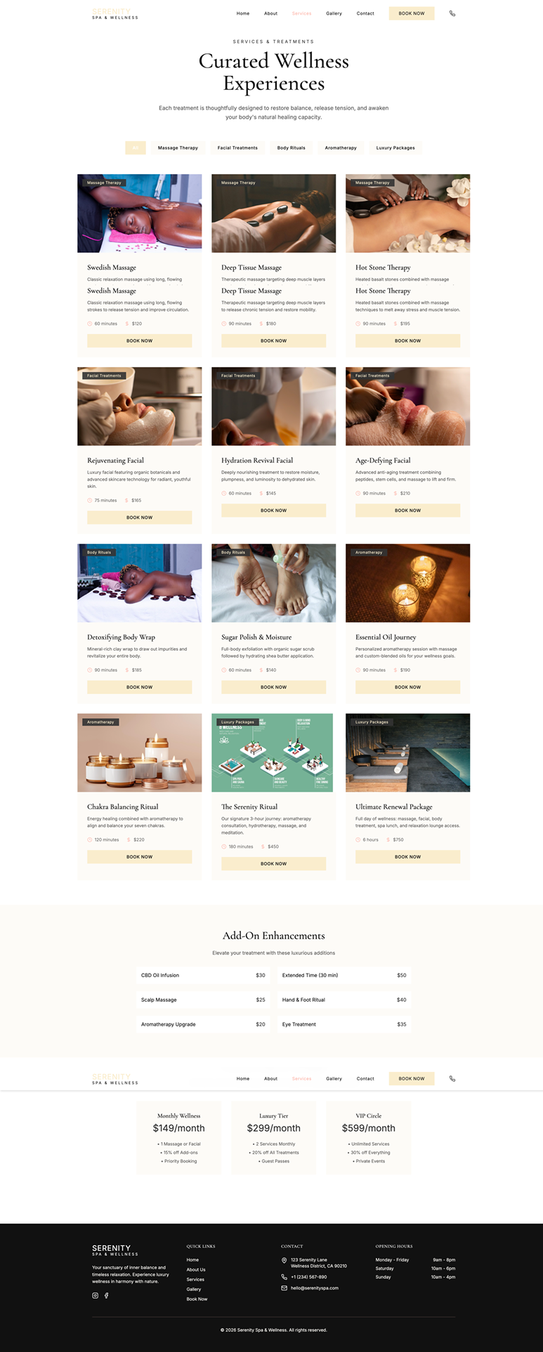 serenity services